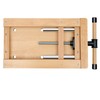 DOONARCES Woodworking Bench Vise, Portable Wood Vise Workbench, Hard Wood