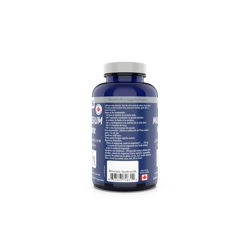 NAKA Naka Platinum MAGNESIUM MALATE 250 Of Elemental Magnesium Per