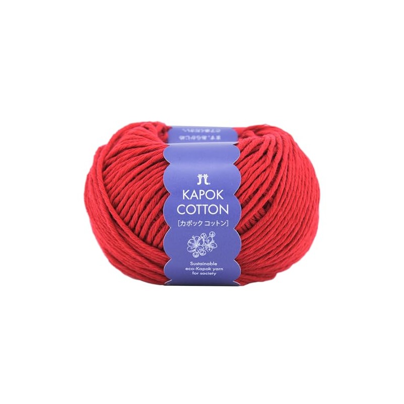 Hamanaka 3398 Hand Knitting Wool Kapok Cotton Medium Size COL.