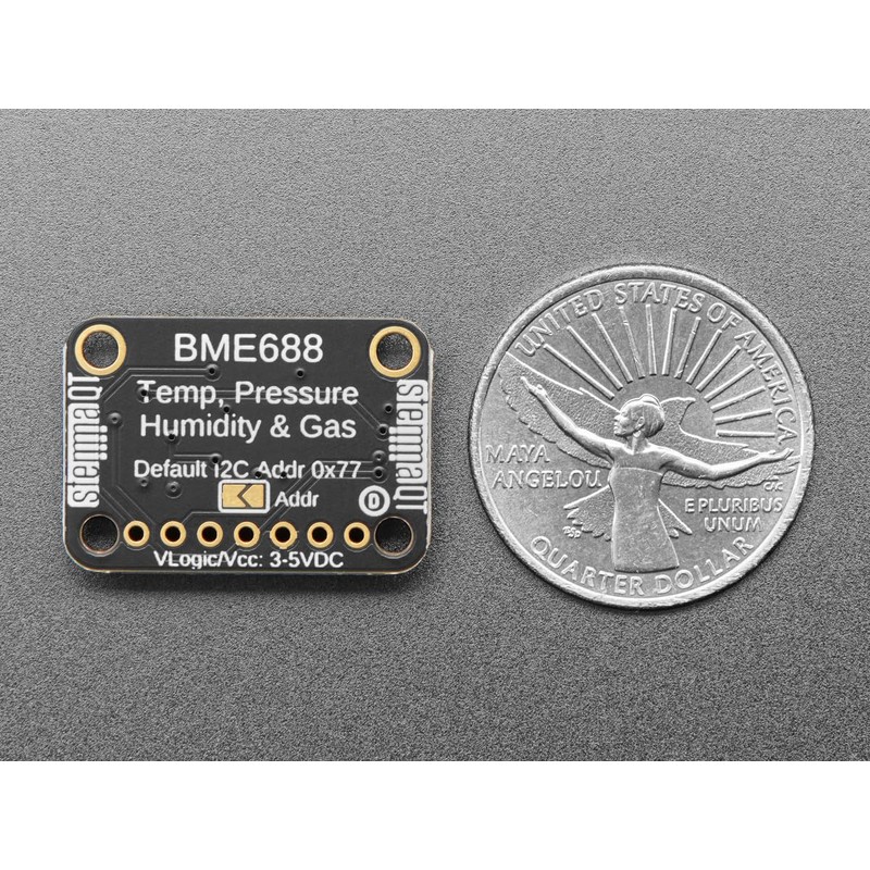 Adafruit BME688 Temperature, Humidity, Air Pressure and Gas Sensor, STEMMA