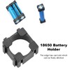 100Pcs 18650 Lithium Battery Holder Kit, Durable Plastic Cylindrical Cell