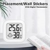 Thermometer Hygrometer Indoor Pack of 6 Mini Digital Thermometer Hygrometer
