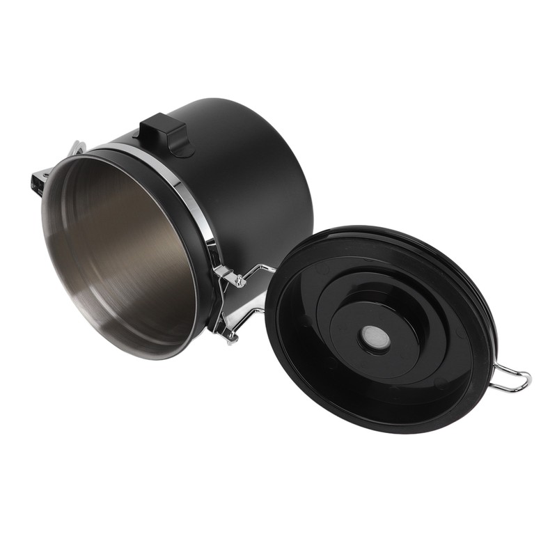 1.2L Coffee Canister Stainless Steel Sealing Storage Jar Food Storage