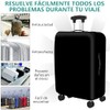 Funda para maletas de viaje,Cubre Protectora de Equipaje,Lavable y resistente