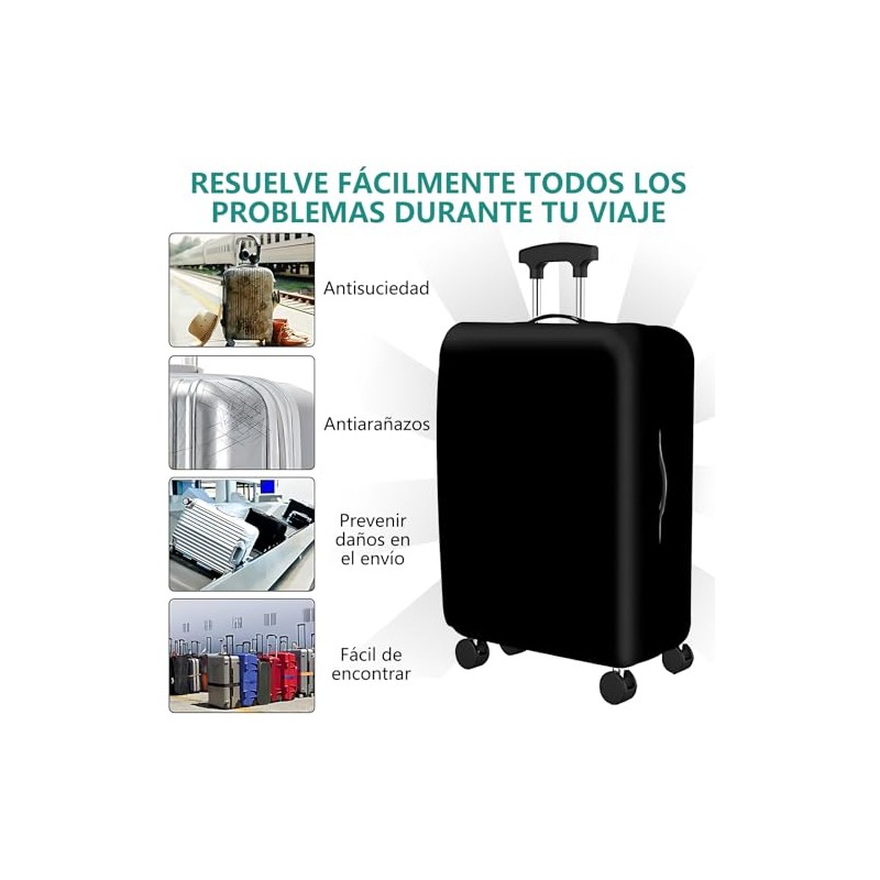 Funda para maletas de viaje,Cubre Protectora de Equipaje,Lavable y resistente