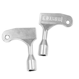 Electrical Cabinet Key Water Meter Box Safety Key Triangular Socket Spanner Key for Triangle Panel Lock, 8mm Hole