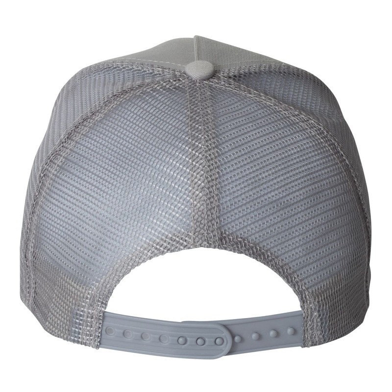 Mega Cap Five-Panel PET Mesh Back Trucker One Size Black
