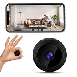 WiFi Camera Night Vision - Motion Detection Nanny Camera - Small Wireless Cam for Pet/Nanny Monitor Pan/Motion Detection - HD 1080P