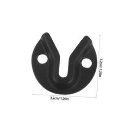 Operitacx 8 Stück Möbel Fotorahmen Aufhängeschnalle Schlüssellochhaken Bildwandhalter Halterung Schlüssellochaufhänger Spiegelhalterung Verdeckter Aufhängerhaken Regalaufhänger Ineinander