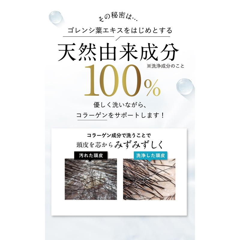 Noalfe Raw Aroma Collagen Shampoo, 9.8 fl oz (290 ml)