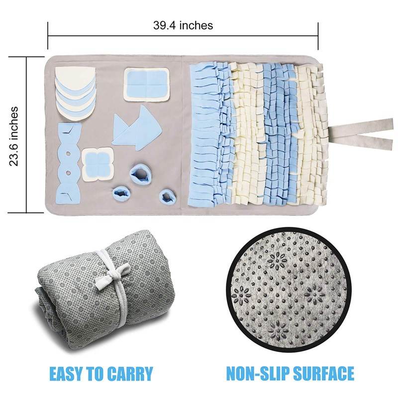 STELLAIRE CHERN Snuffle Mat for Small Large Dogs Nosework Feeding