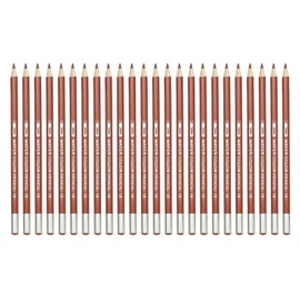 PATIKIL Watercolor Pencil, 24Pcs Water Soluble Pencils for Blending, Coloring, Sketch Drawing, Painting, Bright Brown
