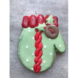 LILIAO Christmas Winter Mitten Cookie Cutter - 3.1 x 4 inches - Stainless Steel
