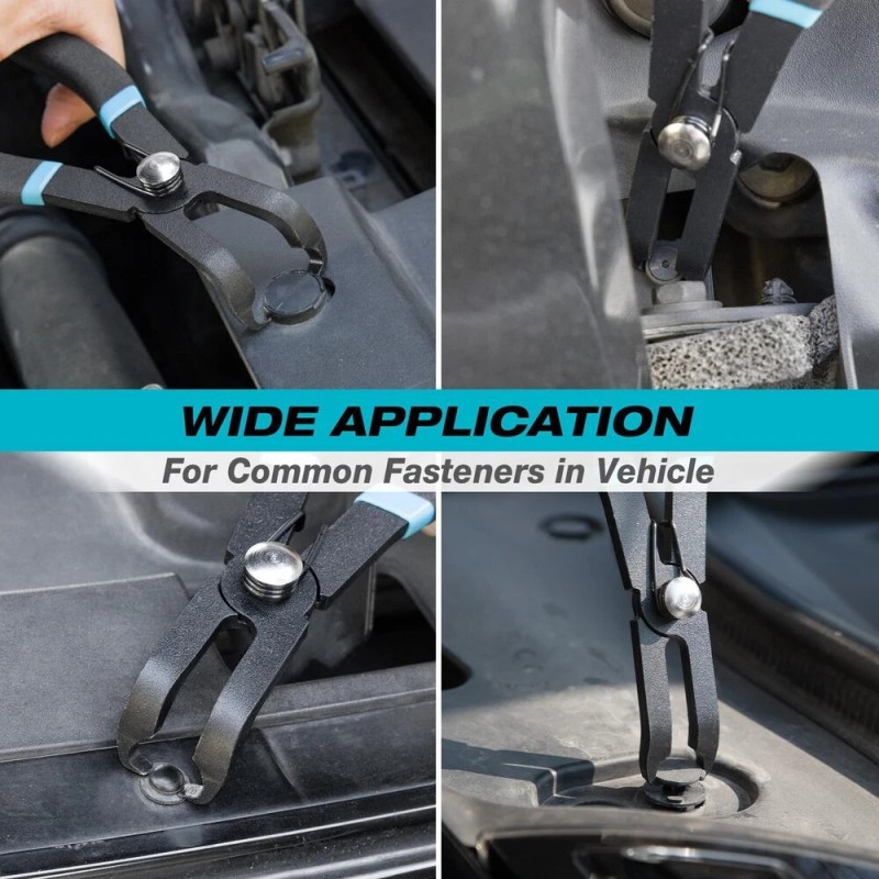 DURATECH 2-Piece Push Pin Pliers Set Auto Clip Removal Tool