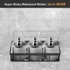 UUlioyer Shower Caddy, Shower Shelf No Drilling, Bathroom Accessory with