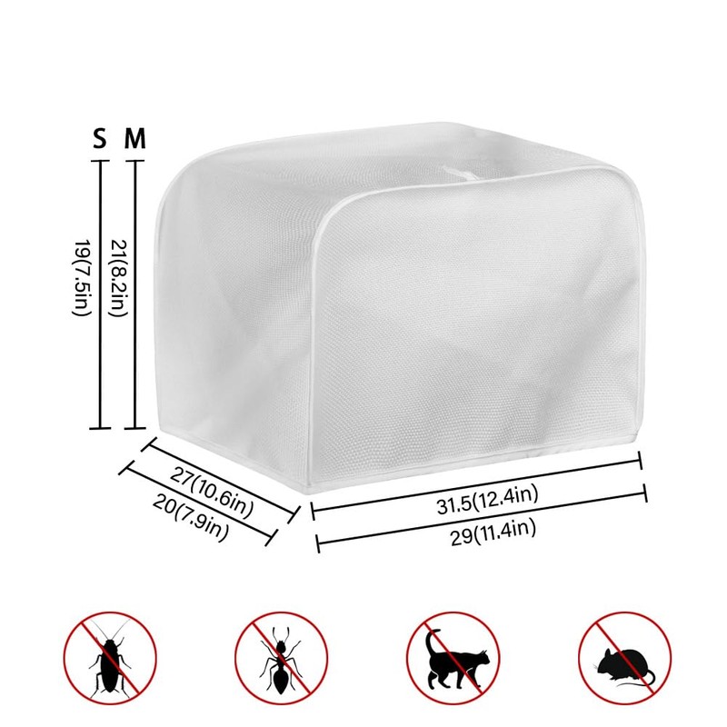 Baxinh Starfish Printed Toaster Cover - Dustproof, 4 Slice Oven