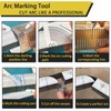 Angle and Arc Marking Tool, Linear Arc Dual Purpose Scriber,