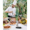 Electric Salt and Pepper Grinder Set with Rechargeable Base -