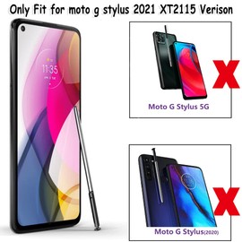 for Motorola Moto G Stylus 2021 XT2115 Pen Replacement LCD Touch Pen Part for Motorola Moto G Stylus 2021 XT2115 Verison(Black)