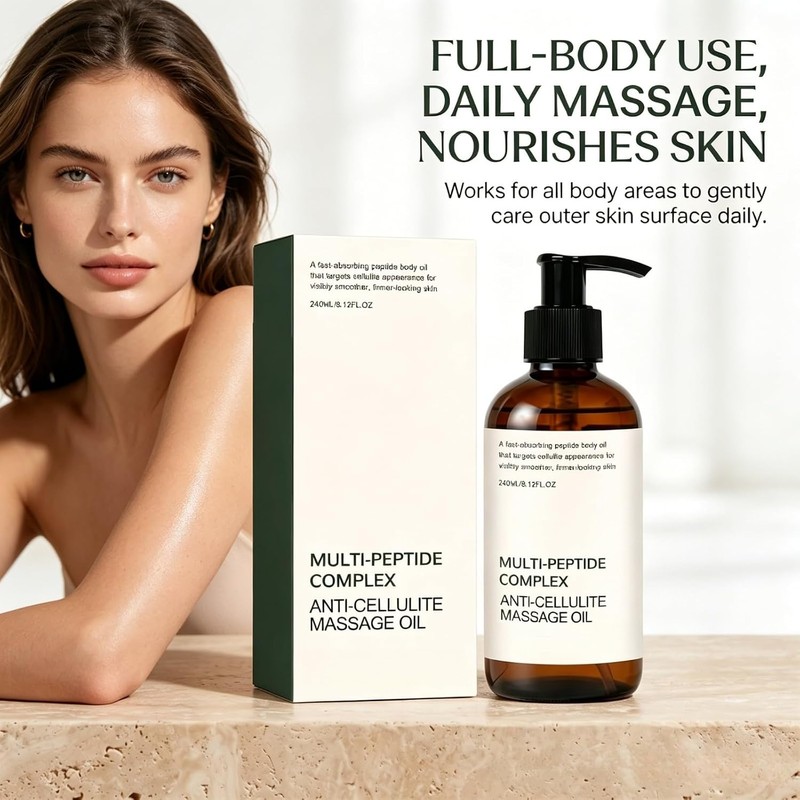 Body Peptide Oil, Body Anti Cellulite Oil, Lightweight Daily Care
