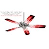 Lightning Red - Ceiling Fan Skin Kit fits most 42