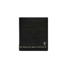Daks (신세계강남점)DBWA2F622 ALEXANDER 블랙 라인 체크 로고 반지갑 (DBW A2F622) ALEXANDER Black Line Check Logo Wallet