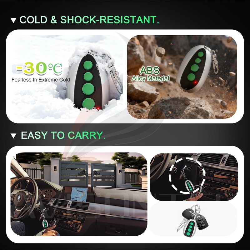 3 for M12 Topens Swing Sliding Gate Opener Remote【10 Year