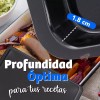 J.H. Company Molde Charola Antiadherente Reposteria Cocina Acero 10246