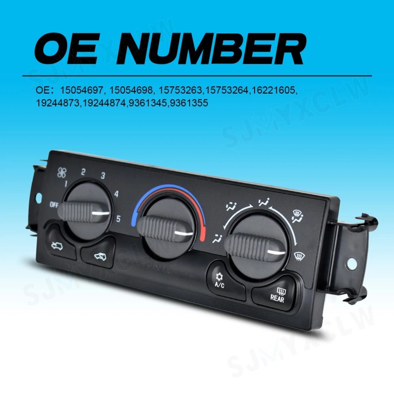SJMYXCLW AC Heater Climate Control Module 599-218 For 2000-2002 Chevy
