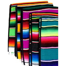 Leos Imports Mexican Sarape Serape Poncho Adult (Assorted Color)