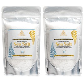 TURNER Mineral-Rich Flaky Sea Salt, Made in New Zealand, Kosher Flakes, 420 Gramm, Premium Gourmet, Unprocessed, 84 Minerals & Trace Elements, 100% All-Natural, Solar & Wind Harvested, Lab Certified