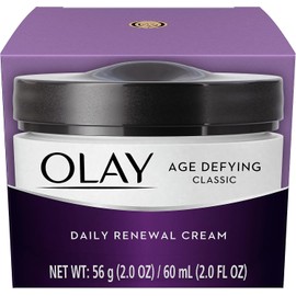 Olay Age Defying Classic Daily Renewal Cream Facial Moisturizer 2 Oz (Pack of 2)