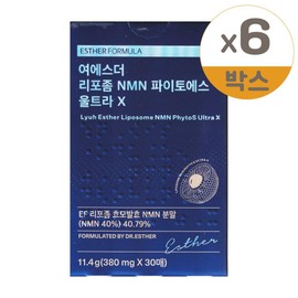 Esther Formula Yeo Esther Liposome NMN Phyto-S Ultra / 에스더포뮬러 여에스더 리포좀 NMN 파이토에스 울트라 X 380mg x 30매 6개