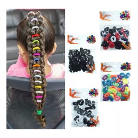 Jands Mini Donitas Para Cabello De Colores Con 160 Pz