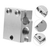 ULTECHNOVO 1pc Hot End Heater Block for Printers High-Performance Aluminum