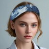 Norbiariz 6 Pack Blue Wide Headbands Knot Headdresses Hair Accessories