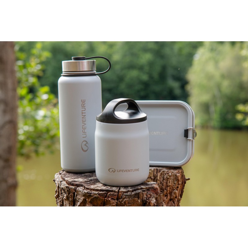 Lifeventure Stainless Steel Lunch Box; Mess Tin Container for Food,