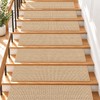 Non-Slip Stair Treads for Indoor Steps – Washable Imitation Linen