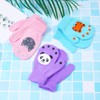 Cooraby 3 Pairs Toddler Stretch Mittens Winter Warm Knitted Magic