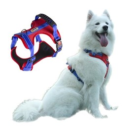 LUVMOJO Tactical Dog Harness No Pull Adjustable Pet Vest Collars with Reflective Straps and Handle, Puppy Harnesses with Three Metal Clips for Leash, Durable Chest Collar for Small and Medium Dogs