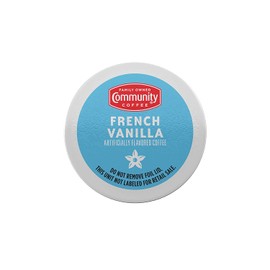 Community Coffee French Vanilla Flavored Medium Roast Single Serve K-Cup Compatible Coffee Pods, Box of 12 Pods (Pack of 3)