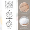 Knot Pillow Ball,Round Throw Pillows,Ivory Decorative Ball Pillows for Couch,Soft