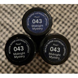 Revlon 3x Revlon Super Lustrous Lipstick - Pearl - 043 Midnight Mystery
