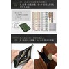 Exbeita Men's Bifold Wallet, Italian Leather, Genuine Leather, Round Zipper,