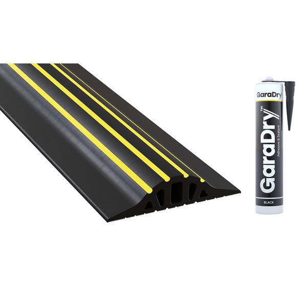 1 ¼” High Garage Door Threshold Seal Kit 8'3" Length