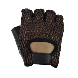 Send Sports Mesh Knit X Grip Training Gloves, STRONG GRIP TRAINING GYM GLOVES WORKOUT BODYBUILDING STRENGTH POWER (Brown, Small)