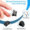200 Count Binder Clips Assorted Sizes, 4 Sizes Large, Medium,