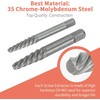 LudoPam 10 Pieces Screw Extractor and Left Hand Drill Bits