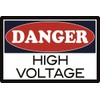 Metal Sign 20 x 30 cm Danger High Voltage Tin