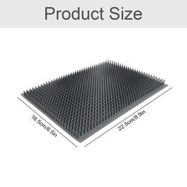 Cat Brush Self-Grooming Massage Hair Removal - Self-Cleaning of Cats and Dogs, Comb Grooming and Playing, Cat Brush for Cat Scratching Post, Wall Corner, Table Chair Legs, 2 Pieces, Grey